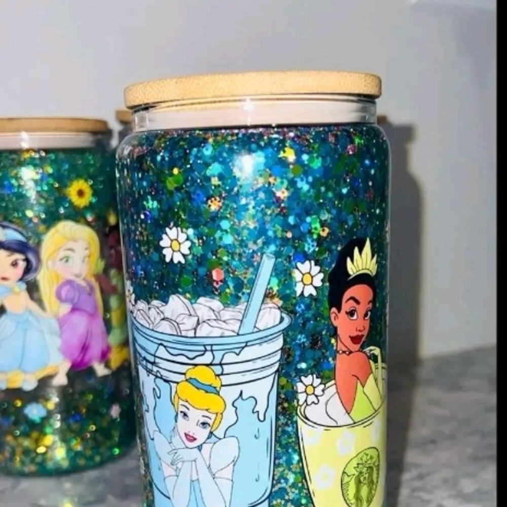 Disney Princess Glittery Bath Soak Jar